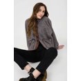 thumbnail image 4 of Blu Pepper Women's Faux Fur Snap Button Jacket, 4 of 5