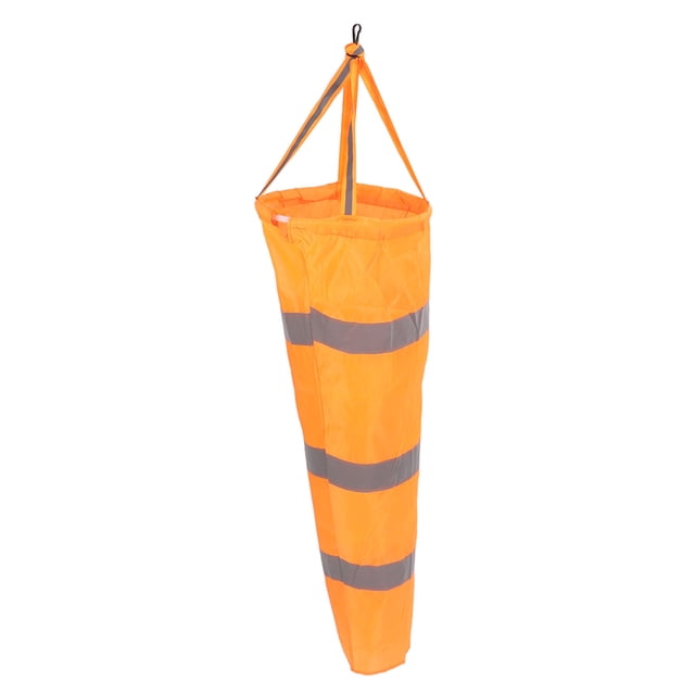 Sac-chaussettes de Mesure de Direction du Vent Orange 80 cm Polyester Extérieur Aéroport