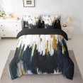 thumbnail image 2 of YST Modern Graffiti Bedding Set, Gradient Brush Strokes Comforter Set, 7-Piece, Contemporary Style, King, 2 of 4