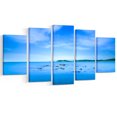 thumbnail image 2 of Baratti Baie Petits Rochers dans la Mer Bleue - Art sur Toile Extra Grand Bord de Mer, 2 of 3