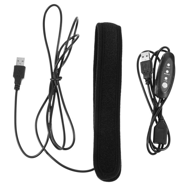 Shisuyan Heating Strip USB for Telescope Lens Black Neoprene 1Pack