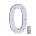 thumbnail image 2 of EGNMCR Alphabet LED Digital Lights Light Up White Plastic Digital Standing Hanging J Digital light, 2 of 2