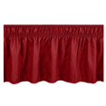 thumbnail image 4 of Wrap Around Bed Skirt Bed Skirt Wrap Around Elastic Ruffles with Elastic Belt, 4 of 9