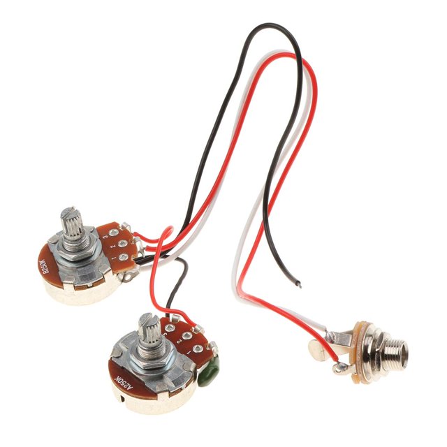 Harnais de Câblage de Basse Précâblé à 3 Voies pour Basse Électrique