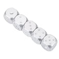 thumbnail image 3 of Ensemble de 5 Pcs dés de Jeu de Table, Alliage d'Aluminium Haute Résistance Portable avec Boîte de Rangement pour Jeux de Poker, 3 of 8