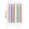 thumbnail image 3 of 5Pcs Gel Pen Refills 0.5Mm Fine Point, RRJ 12 Pack Color Gel Pen Refills 13cm Long, 0.5mm Fine Point Smooth Writing Ink Cartridges, Replacement for Drawing Journaling Note Taking, Art Supplies, 3 of 8