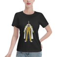 thumbnail image 1 of Women's Basic Short Sleeve T-Shirt One Piece Yellow Ape, 1 of 1