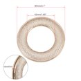 thumbnail image 2 of Unique Bargains 42mm Curtain Grommets Eyelets Roman Rings Home Decor Window Rose Gold 32pcs, 2 of 6