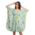 thumbnail image 1 of Moomaya Robe Courte de Caftan de Plage, Robe de Couverture Imprimée, Kaftan pour Femmes, Tenue de Plage, Couverture, 1 of 4