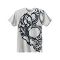 thumbnail image 3 of Hanes Mens Graphic Tee, 3XL, Skull Tatt/Light Steel, 3 of 5