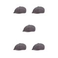 thumbnail image 1 of QualitChoice Casquette Plate Homme Portable Réutilisable Ajustable Respirante Bérets Gris Clair 5ensemble, 1 of 6