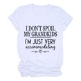thumbnail image 1 of LUOGENLI T-shirts pour Femme pour Femmes T-Shirt Uni Décontracté Mode à Lettres Imprimées Col Rond Manches Courtes T-Shirt Haut Vintage T-shirts pour Femmes T-Shirt Graphique Fête de la Saint-Patrick Blanc TTG, 1 of 3