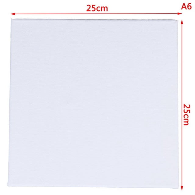 Blank White Mini Small Stretched Artist Canvas Art Board Oil Paint Board