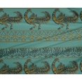 thumbnail image 4 of oneOone Polyester Lycra Fabric Floral & Peacock Block Print Fabric BTY 56 Inch Wide, 4 of 4