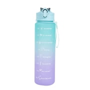 Dvkptbk Water Bottle Sports Water Cup Large-Capacity Student Water Bottle Fitness Cup Straw Kettle Outdoor 750ml Super Large Space Cup Camping Essentials