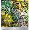thumbnail image 1 of Soimoi Velvet Fabric Leopard & Snake Animal Skin Print Fabric by Yard 58 Inch Wide, 1 of 2