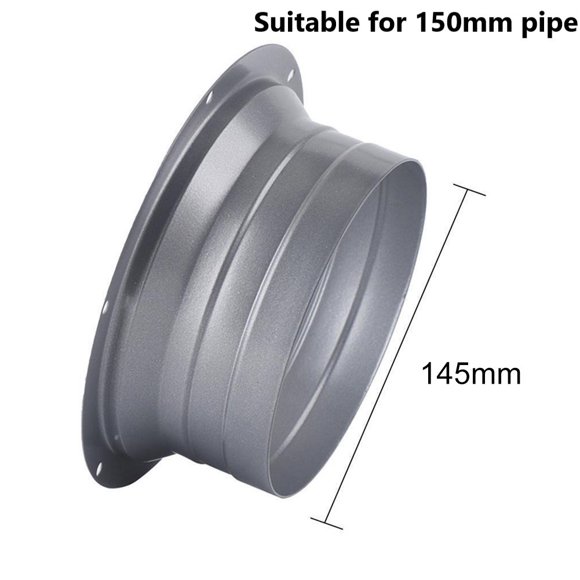 4-10inch Vent Pipe Flange Adapter Aluminum Tube Air Ventilation Hose Connector Exhaust Pipe Adapter Connecting Exhaust Outlet