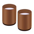 thumbnail image 1 of GROWTH TANK Furniture Bed Riser Chair Leg Lifts Couch Lifter Round 6x10cm Brown, 1 of 9