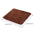 thumbnail image 2 of Seat Cushions Super Soft and Comfortable Plush Chair Cushion with Fixed Rope Non Slip Seat Cushion Comfortable Dining Chair Cushion Suitable for Home office Patio Dormitory Library 16x16In, 2 of 7