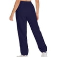 thumbnail image 4 of Timegard Womens Sweatpants Jogger Pants Elastic Waist Solid Color Trousers with Pockets Workout Pants, 4 of 7