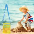 thumbnail image 1 of WIFKLSIIPG Colorful Mesh Beach Bags Portable Foldable Sea Bag with Adjustable Carrying Straps Toy Storage Bag Beach Bags, 1 of 4