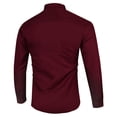 thumbnail image 3 of Leutsin Men's New Style Pure Long Sleeve Shirt Comfortable Blouse, 3 of 3