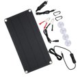 thumbnail image 2 of Solar Panel, Solar Battery Charger, 12V 10W Monocrystalline Silicon Waterproof For Outdoor Camping, 2 of 8