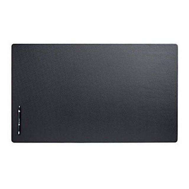 Dacasso Leatherette Office Desk Pad, 34 by 20-Inch, Black