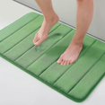 thumbnail image 1 of Olanly Memory Foam Bath Mat Large Absorbent Shower Carpet Soft Coral Velvet Floor Pad Home Decoration Non-slip Bathroom Rug, 1 of 5