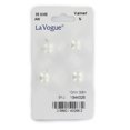 thumbnail image 2 of LaVogue Shank blanc Buttons, 10 mm (0.39 in), 2 of 4