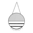 thumbnail image 1 of lionlar Support Mural Rond pour Boucles d'Oreilles avec Chaînes et Crochets Présentoir à Bijoux, 1 of 3