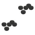 thumbnail image 2 of Transemion 5pcs Empty Aluminum Jars Cosmetic Screw Balm Lip Lid Cans Containers Black 10ml 2Set, 2 of 6