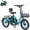 Lake Blue, variant on MOONCOOL Foldable Electric Tricycle for Adults, 500W(Peak 1000W) Motor 48V 20Ah Battery, 20" Fat Tire Three Wheel Electric Bicycle