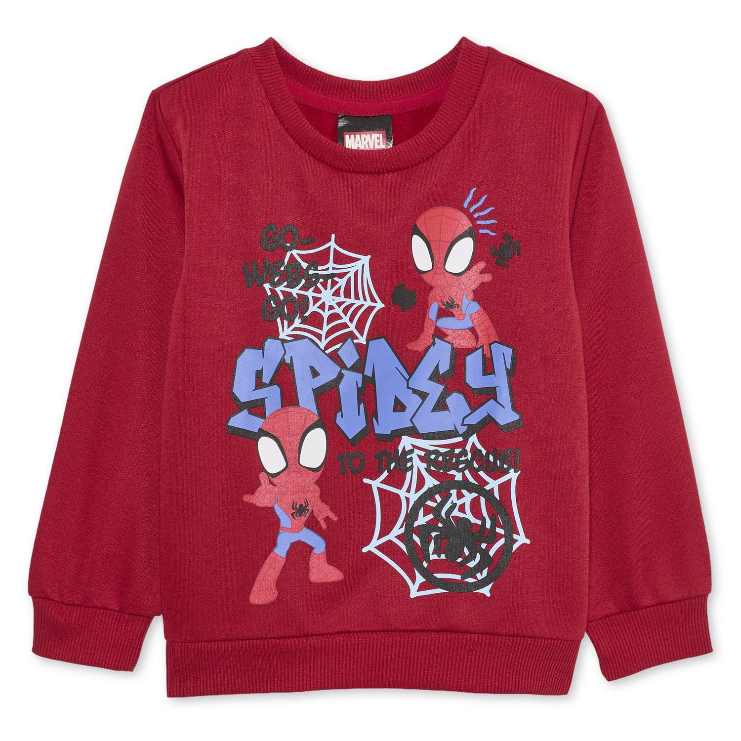 Coton ouaté à imprimé graphique Spidey et ses amis extraordinaires Marvel pour petits garçons