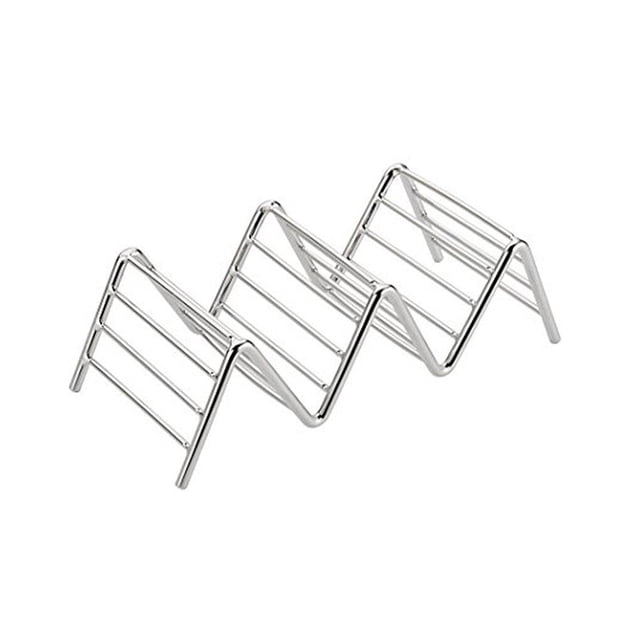 Thinson Taco Holder Taco Stand Stainless Steel Rustproof Rack Bracket Tray Style for Baking Dishwasher