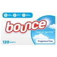 thumbnail image 2 of Bounce Free & Gentle Dryer Sheets, Unscented 120CT, 2 of 11