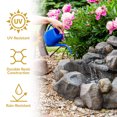 thumbnail image 4 of Sunnydaze 18"H Electric Resin Rocky Ravine Waterfall Outdoor Water Fountain, 4 of 10