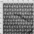 thumbnail image 3 of oneOone Velvet Gray Fabric Asian Block Fabric For Sewing Printed Craft Fabric By The Yard 58 Inch Wide, 3 of 4