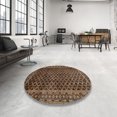 thumbnail image 3 of Ahgly Company Indoor Rectangle Abstract Bakers Brown Southwestern Area Rugs, 2' x 4', 3 of 6