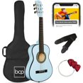 thumbnail image 1 of Best Choice Products 30In Kids Acoustic Guitar, All-In-One Beginner Starter Kit W/Strap, Case, Extra Strings, Rosette Inlay - Light Blue, 1 of 1