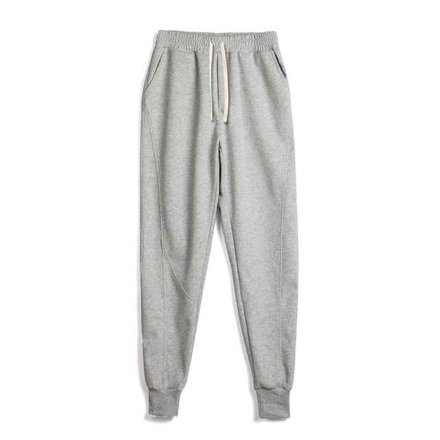 Ceisia Men Solid Color Loose Casual Pants Elastic Waist Drawstring Sports Gift Work Trousers