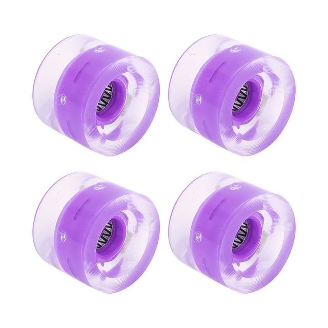 Roue de Planche à Roulettes, Roues de Longboard 60 mm Apparence Exquise Matériau PU pour Longboard pour Planche à Roulettes Noir,Rouge,Bleu Ciel,Saphir,Vert,Violet,Rose,Rose Rouge,Blanc,Jaune