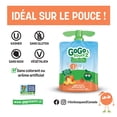 thumbnail image 5 of GoGo squeeZ Compote de Fruits, Pomme Pêche, Sans Sucre Ajouté. 90g par Pochette, 4 Pochettes, 5 of 5