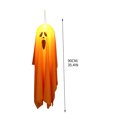 thumbnail image 3 of Large Orange Led Ghost Lantern String Light Handheld Pumpkin Lamp Battery Powered Halloween Party Decoration For Indoor Outdoor Use Polyester Fiber B, 3 of 9