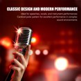 thumbnail image 3 of Microphone Vocal Dynamique Vintage, Alliage de Zinc Support Ajustable Universel Microphone Vocal Dynamique Vintage Multifonctionnel Cardioïde pour Discours, 3 of 7