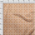 thumbnail image 3 of oneOone Polyester Spandex Orange Fabric Asian Block Floral Craft Projects Decor Fabric Printed By The Yard 56 Inch Wide, 3 of 4