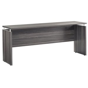 Pemberley Row Bureau d'ordinateur en acier gris Rectangulaire 72" Démontés