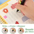 thumbnail image 2 of Estbridg Livres d'Écriture Rainurés pour Garçon Fille Cahiers d'Exercices d'Écriture Réutilisables Livre d'Exercices d'Écriture Réutilisable Cahiers d'Exercices d'Écriture pour Tracer et Apprendre Activités Cadeau pour la Famille 4 Livres wi, 2 of 7