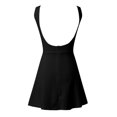 thumbnail image 4 of Women's White Graduation Corset Dress - Summer Short Flowy Dress, Solid Color Design, 4 of 5