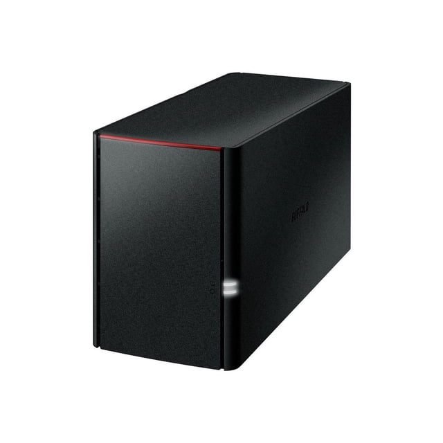 BUFFALO LinkStation SoHo 220 8 To Réseau NAS à 2 Baies Stockage Attaché avec Disques Durs HDD Inclus Stockage NAS Fonctionnant comme Petit Appareil de Rangement pour Bureau et Maison, Nuage Ou Réseau pour Bureau à Domicile